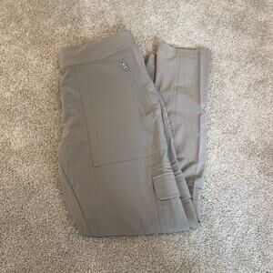 Athleta Women's Cargo‎ Tech Pant Light Grey Size 10